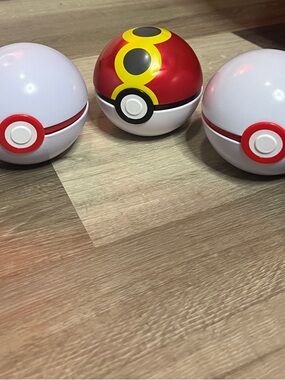 Pokemon Pokeball Trio- EMPTY TINS